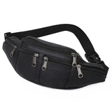 Bolsa de cintura preta design clássico preto