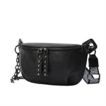 Bolsa de cintura preta senhora valor por defeito título