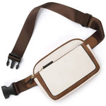 Bolsa de cintura quadrada