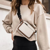 Bolsa de cintura quadrada