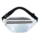 Bolsa de cintura refletora branco