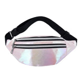 Bolsa de cintura refletora rosa