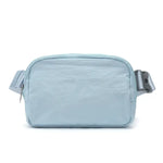 Bolsa de cintura retangular azul celeste