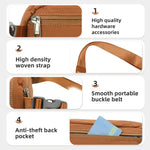 Bolsa de cintura retangular