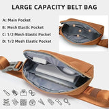 Bolsa de cintura retangular