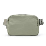 Bolsa de cintura retangular verde claro