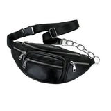 Bolsa de cintura simples em couro valor por defeito título