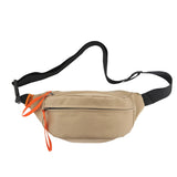 Bolsa de cintura streetwear urbana camelo