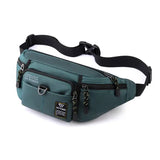 Bolsa de cintura de viagem para homem azul/verde