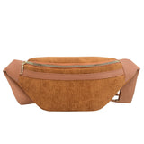 Bolsa de cintura vintage em veludo
