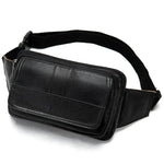 Bolsa de cintura vintage preto