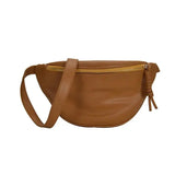 Bolsa de cintura xxl mulher castanho claro