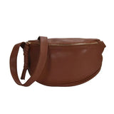 Bolsa de cintura xxl mulher castanho escuro