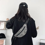 Bolsa de cintura zebra valor por defeito título