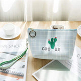Bolsa de maquilhagem cactus