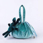 Bolsa de maquilhagem com fecho rápido azul 1