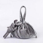 Bolsa de maquilhagem com fecho rápido cinzento 1