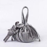 Bolsa de maquilhagem com fecho rápido cinzento 1