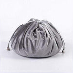 Bolsa de maquilhagem com fecho rápido cinzento 2