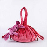 Bolsa de maquilhagem com fecho rápido vermelho 1