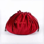 Bolsa de maquilhagem com fecho rápido vermelho 2-2
