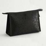 Bolsa de maquilhagem compacta preto grande