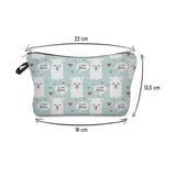 Bolsa de maquilhagem divertida múltiplos