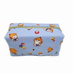 Bolsa de maquilhagem estampada bebé azul
