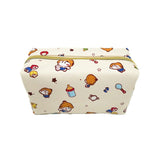 Bolsa de maquilhagem estampada bebé branco