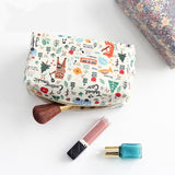 Bolsa de maquilhagem estampada