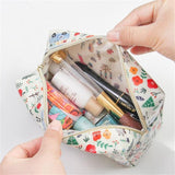 Bolsa de maquilhagem estampada