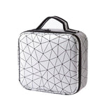 Bolsa de maquilhagem impermeável prata