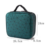 Bolsa de maquilhagem impermeável verde