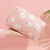 Bolsa de maquilhagem motivos florais