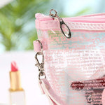 Bolsa de maquilhagem para aviões