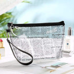 Bolsa de maquilhagem para aviões preto