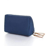 Bolsa de maquilhagem portátil azul