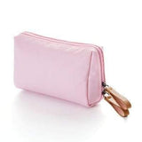 Bolsa de maquilhagem portátil rosa