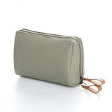 Bolsa de maquilhagem portátil verde