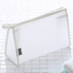 Bolsa de maquilhagem triangular branco