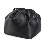 Bolsa make-up de estilo delicado preto