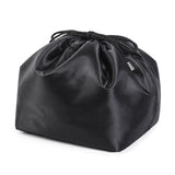Bolsa make-up de estilo delicado preto