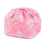 Bolsa make-up de estilo delicado rosa