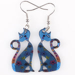 Brincos artísticos gato azul valor por defeito título