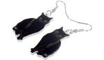 Brincos artísticos gato preto valor por defeito título