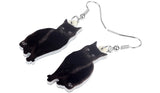 Brincos artísticos gato preto valor por defeito título