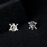 Brincos caveira ouro branco valor por defeito título