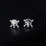 Brincos caveira ouro branco valor por defeito título