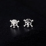 Brincos caveira ouro branco valor por defeito título