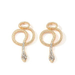 Brincos cobra ouro rosa diamante valor por defeito título